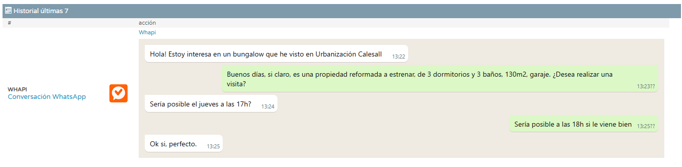 Whatsapp InmogestionCRM